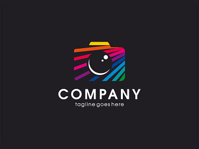 Rainbow Camera branding camera colorful logo design illustration logo photo rainbow vector
