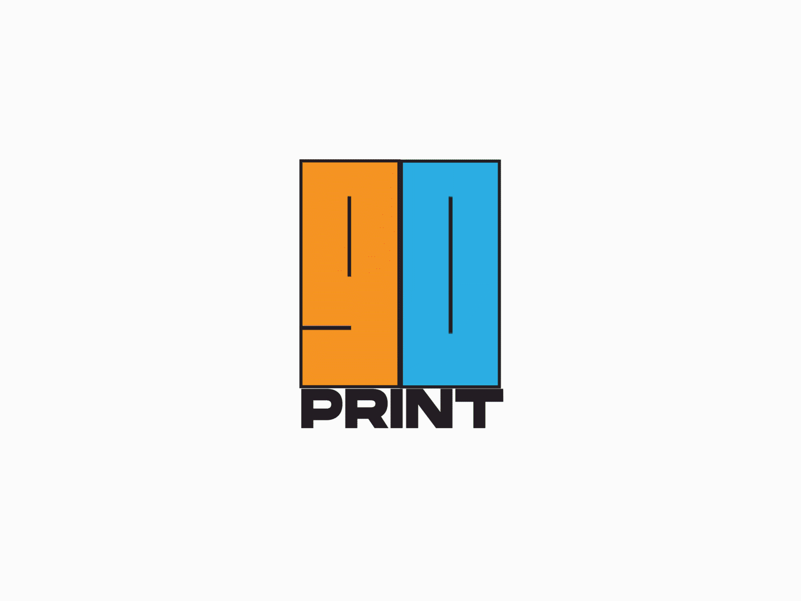 GO PRINT 3d animation branding graphic design logo motion graphics ui