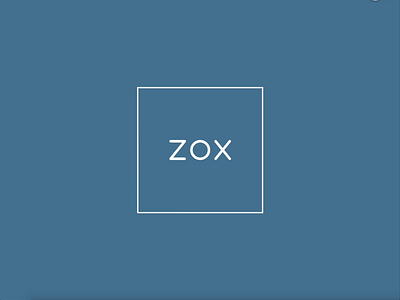 ZOX - logo animation animation app branding design logo mobile ui ux