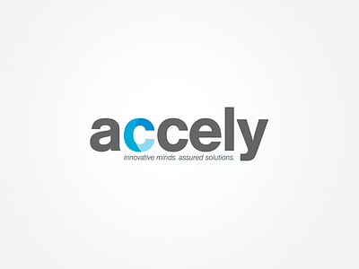 Accely branding logo
