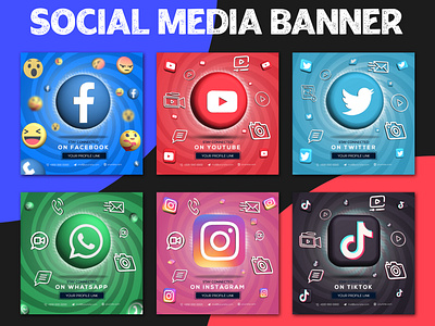 Social Media Banner Design/ 3D Advertising Design