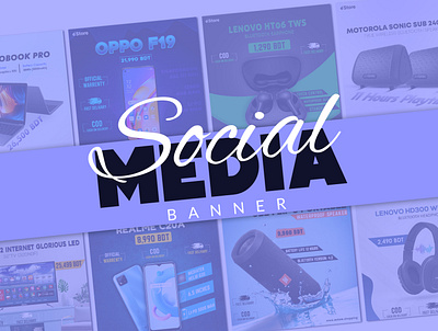 Social Media Banner Design 2022 Gadget Product advertisement design banner creative design design e commerce design graphic design manipulation social media design