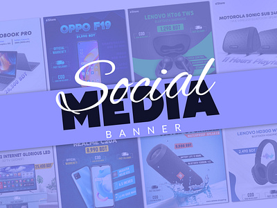 Social Media Banner Design 2022 Gadget Product advertisement design banner creative design design e commerce design graphic design manipulation social media design
