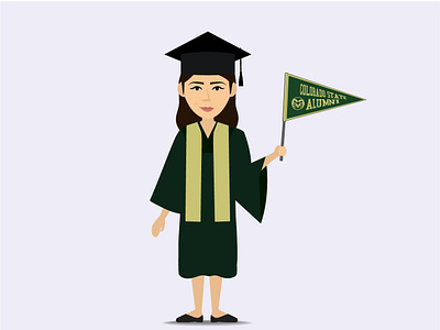 Graduation Celebration character character design education flat design graphic design illustrations illustrator