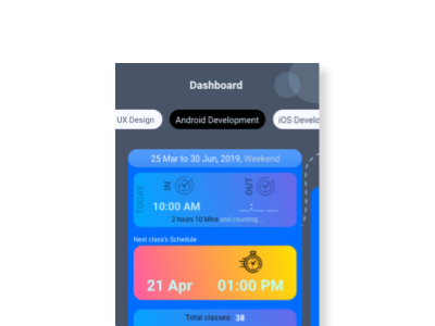 Attendance app UI / UX Design