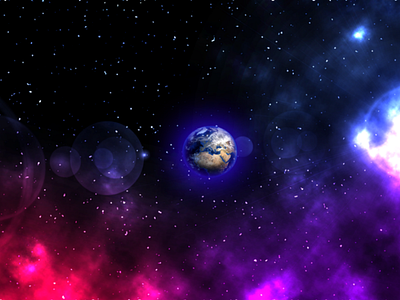 Earth as seen from space earth galaxy photoshop space storyboarding