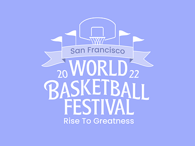 Illustration / crest basketball basketball logo branding crest san francisco sports design sports logo