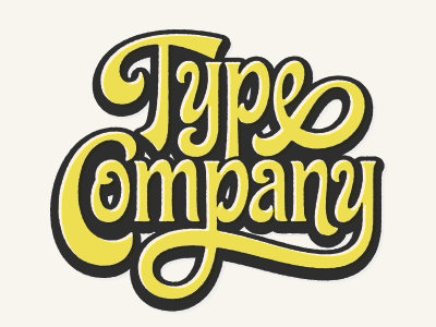 Type Company - Lettering Process