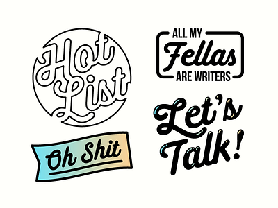 Melts Script in use bold brand fellas hot logotype neon rounded shit talks vintage