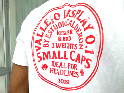 Vallejo Serif t-shirt shield t shirt typogaphy