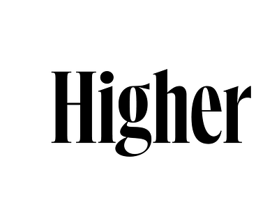 Compressed bodoni higher lettering serif typography