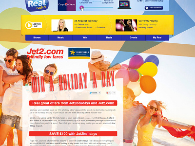 Real Radio and Jet2