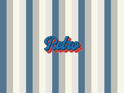 Text with Retro Style