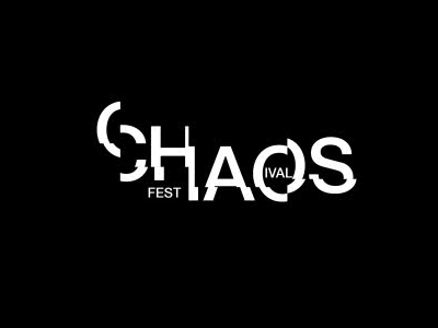 CHAOS music festival logo shows design logo logo design motion art music festival