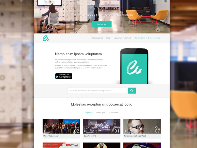 Ev homepage
