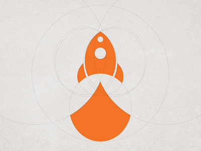Yet Another Rocket design event flat launch logo rocket space startup