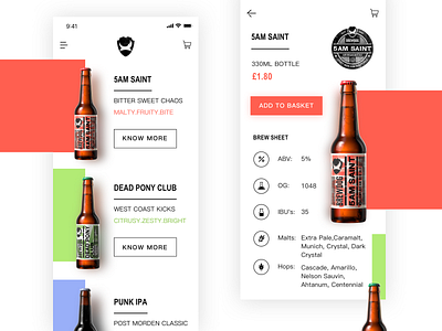 CRAFT BEER APP DESIGN