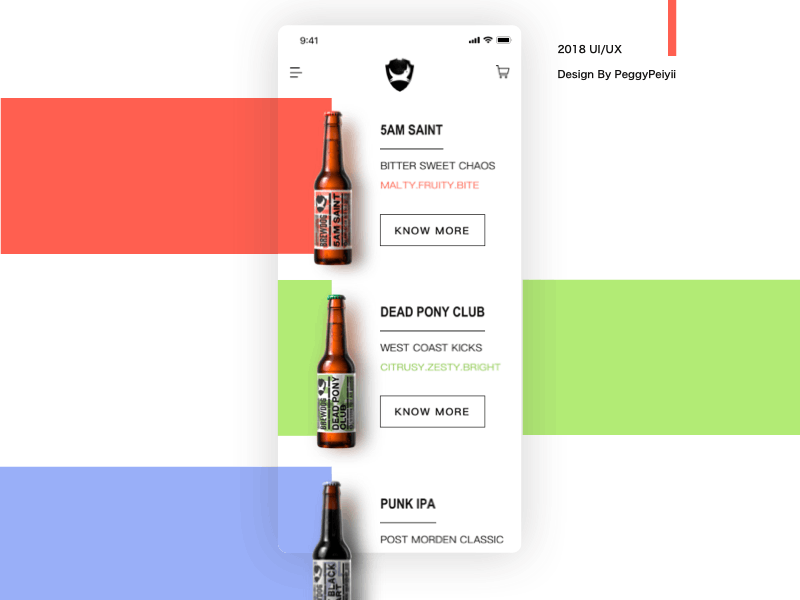 CRAFT BEER APP DESIGN animation app beer brewdog design dynamic effect interface ios oneline store ui ux