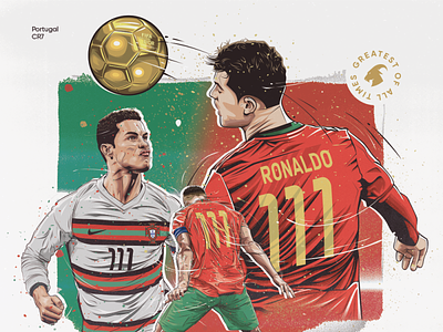 CR7 cr7 cristiano ronaldo fer taboada football art illustration
