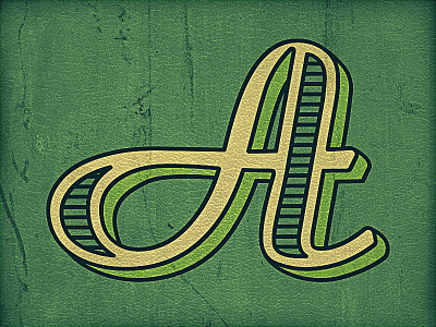 Letter A a letter texture vintage