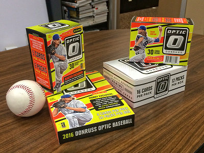2016 Optic Packaging baseball mets new york packaging sports cards