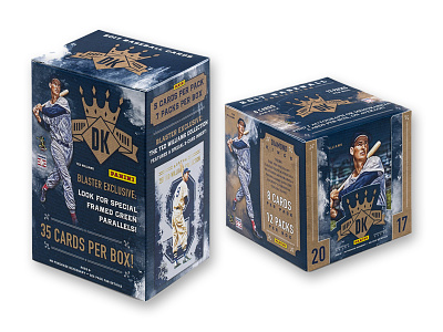 Diamond Kings 2017 baseball packaging vintage