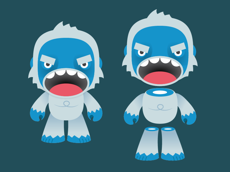 Abominable Snowman For Holiday Greet O Matic By Ryan Forquer On Dribbble