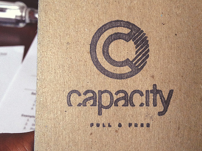 Capacity Logo logo stamp