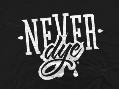 Never Dye Logo (Rebound)