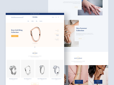 Jewelry Shop Landing Page