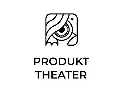 ProduktTheater logo branding concept logo logo design modern photographer photography product theater vector