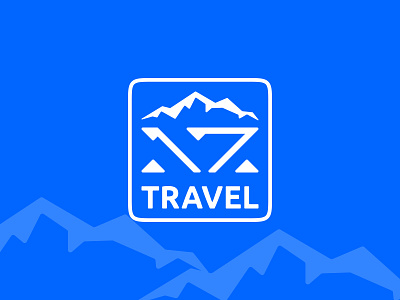 X7travel logo branding concept icon instagram logo logo design modern travel vector