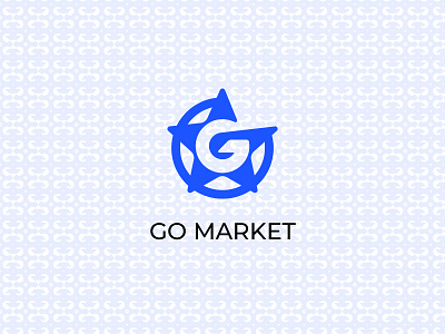 Go market logo branding concept design icon logo logo design market modern product shop star store vector