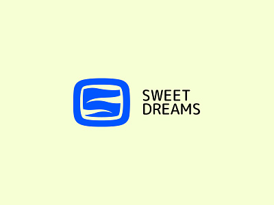 Sweet dreams logo branding concept design dreams icon logo logo design modern sweet vector