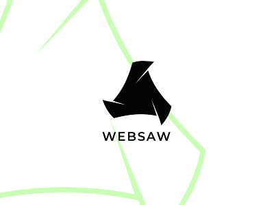 Websaw logo branding concept design icon logo logo design modern product saw vector web