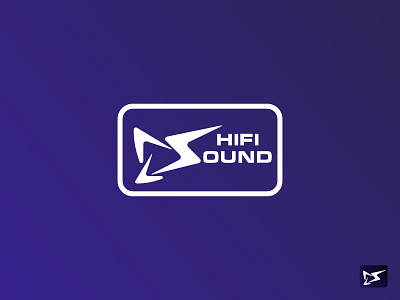 Hifi sound logo branding concept design hifi icon logo logo design modern sound vector