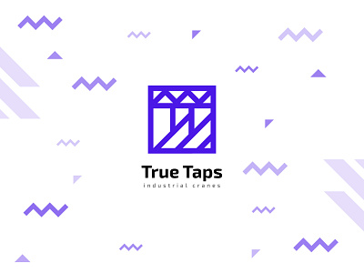 True taps logo branding concept crane design icon industrial industrial logo logo logo design modern tap vector