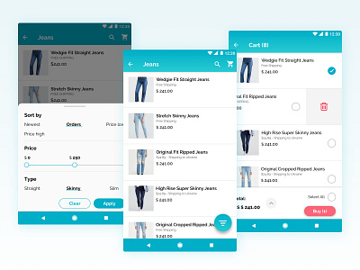 Seaside • E-commerce Mobile App