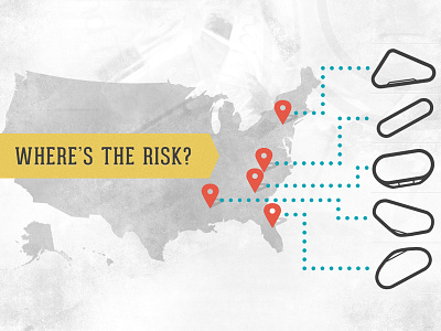 Nascar Infographic Map grunge infographic map texture