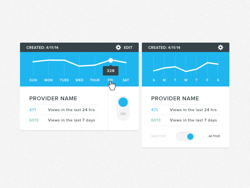 Dashboard Widget dashboard flat clean simple widget ui graph toggle