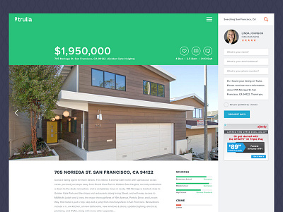 Trulia Listing Page Redesign listing page real estate