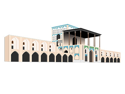 Isfahan Ali Qapu Vector