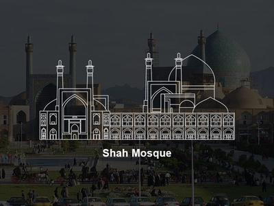 Shah Mosque Vector