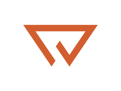 Zach Wolf - final logo bawitdaba branding logo orange wolf