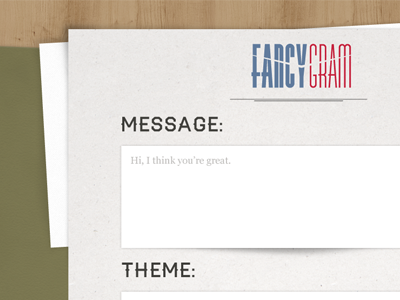 FancyGram Desktop Experience. desktop fancygram layout textures wood