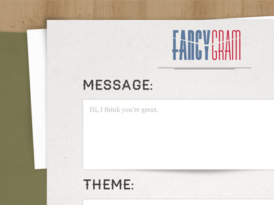 FancyGram Desktop Experience. 