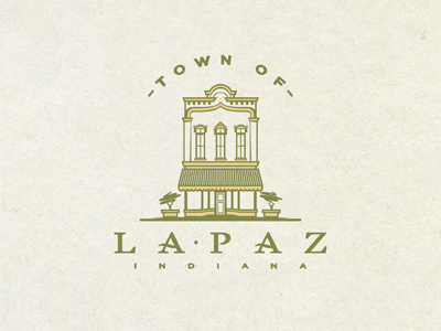 Town Of La Paz building city indiana la paz midwest town