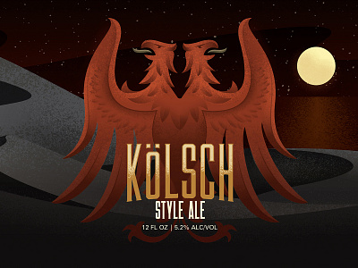 Kolsch - Beer Can Illustration