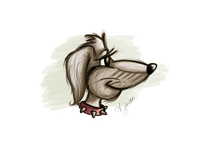 Dog - Illustration dog dog illustration illustration illustration art sketch