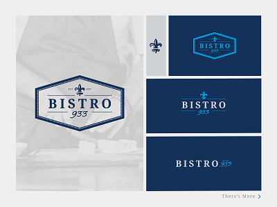 Bistro 933 - Branding bistro bistro933 branding cuisine fleur de lis food french kitchen logo restaurant